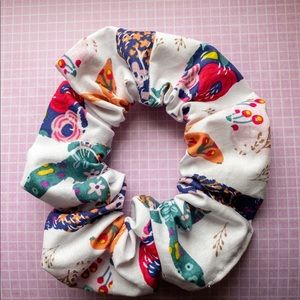 Easter Bunny and Floral Scrunchie